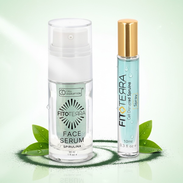 Fitoterra Spirulina Spray and Face Serum — powered by Cell Disruption® Technology